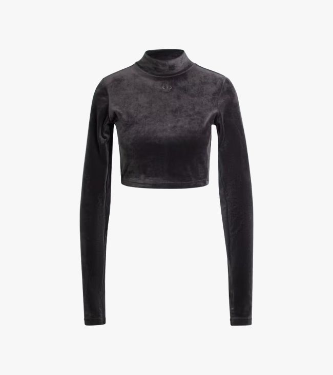 Adidas velvet hot sale long sleeve