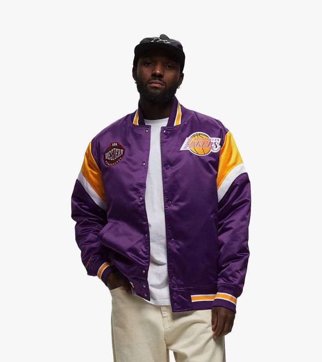 Mitchell and ness satin jacket best sale