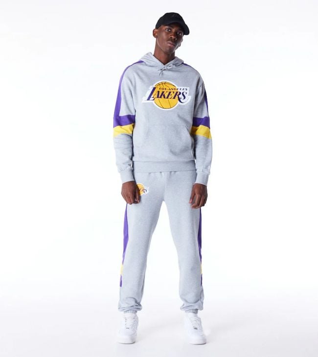 COLOUR BLOCK OS HOODIE LAKERS New Era Men s Clothing Ballzy