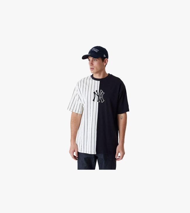 MLB HALF STRIPED OS TEE YANKEES New Era Men s Clothing Ballzy