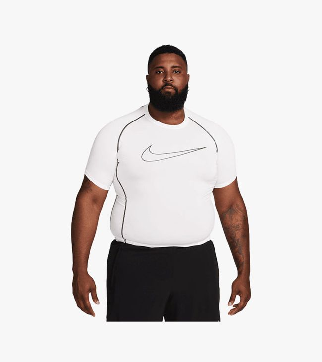 Nike Homme M Np Df Tight Ls Top, BLACK/WHITE, S EU : : Mode