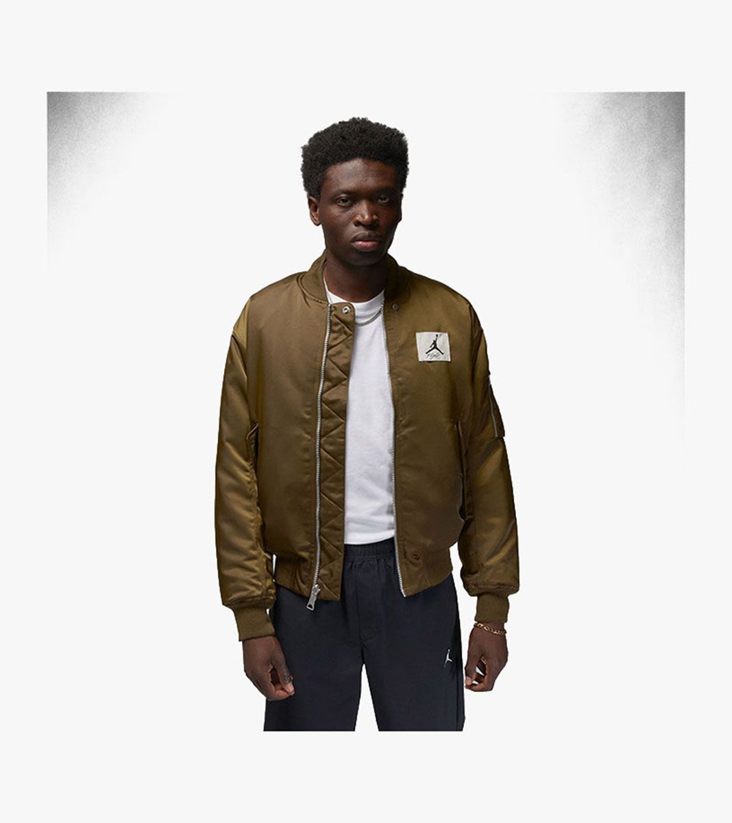 M J ESS STMT VARSITY OW JACKET Jordan Men's Clothing | Ballzy