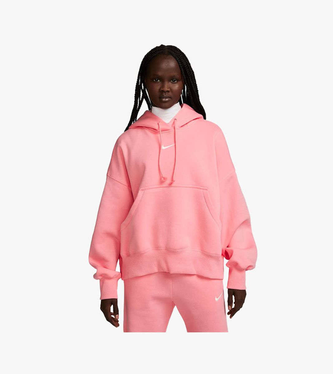 Nike women's clearance pink hoodie