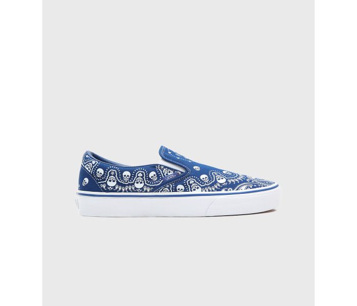 vans bandana slip on blue