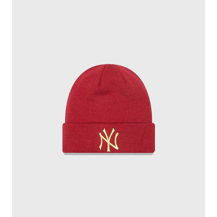 red yankee beanie