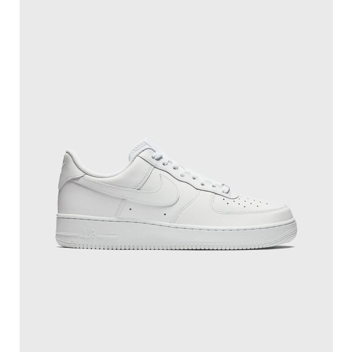 nike white perforated leather shoes