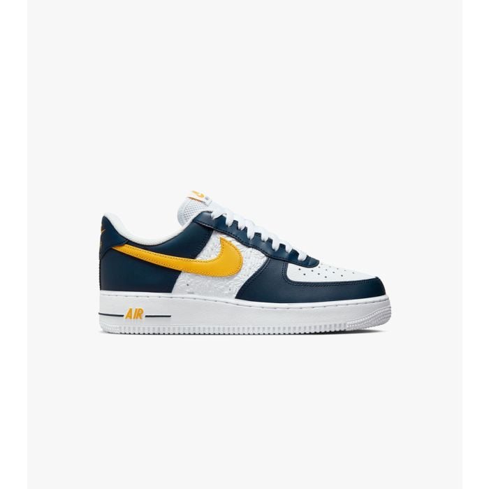 Air force blue and shops yellow