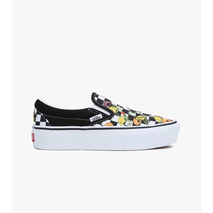 Vans slip store on platform womens