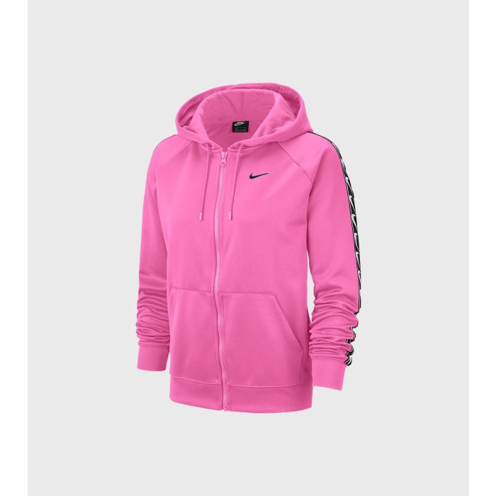 nike w nsw hoodie fz logo tape